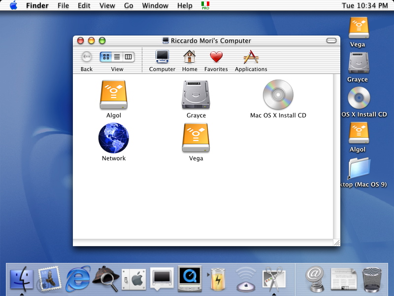 mac osx desktop. versions of Mac OS X,